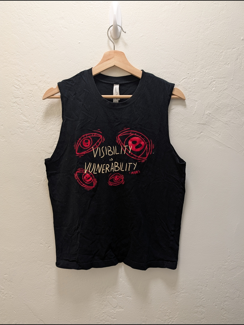 Bella Canvas Mars Wright Visability Is Vulnerability Trans Artist Tank Top